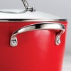 image:imageTramontina 10Pc Ceramic Non Stick Pots and Pans Set with LidsRed