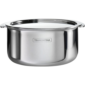 image:imageTramontina Utsava 34Quart TriPly Clad Stainless Steel Tope with LidStainless Steel